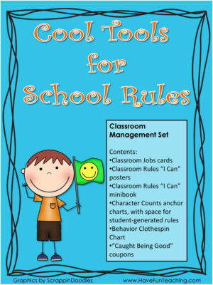 Cool Tools for School Rules Back to School Activity