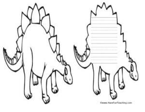 Dino Shape Book Activity