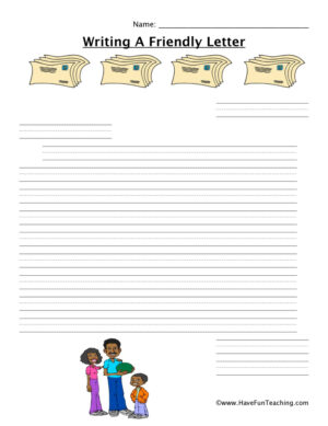 Writing a Letter Worksheet Collection