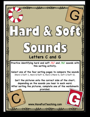 Hard and Soft C G Sounds Activity
