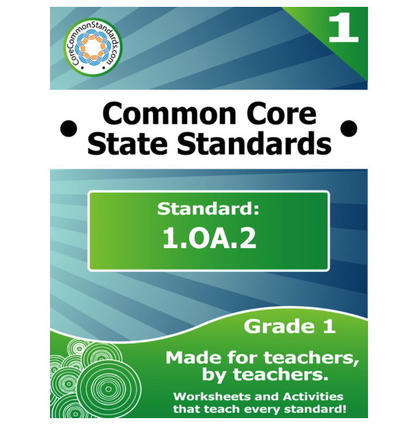 1.OA.2 First Grade Common Core Lesson