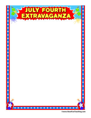 4th of July Paper