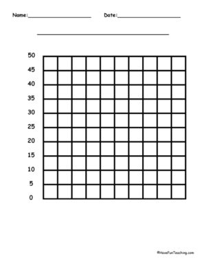 50 by 50 Blank Graph Paper