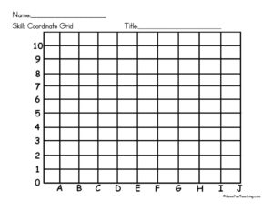 Blank Coordinate Grid