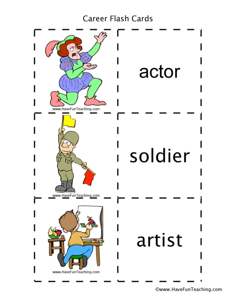 Career Flash Cards