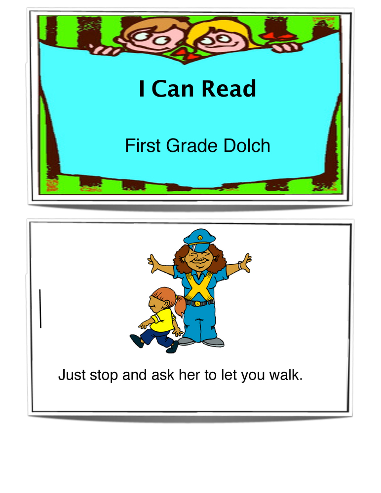 First Grade Sight Words Book