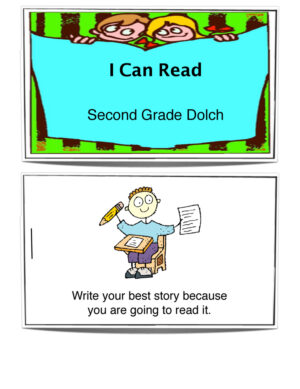 Second Grade Sight Words Book
