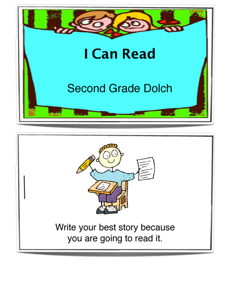 Second Grade Sight Words Book