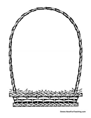 Easter Basket Writing Paper