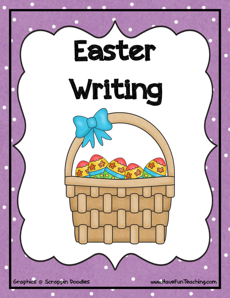Easter Egg Writing Activity