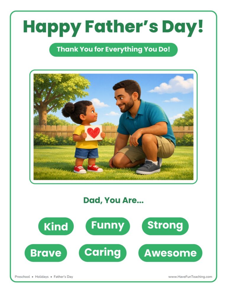 Happy Father's Day Poster