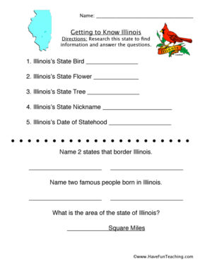 Illinois Worksheet