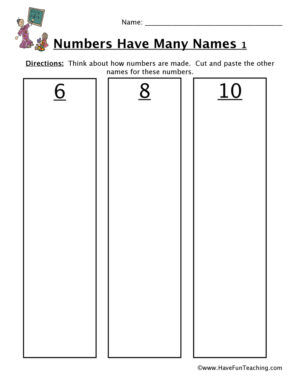Sorting Equations Worksheet