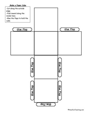 Paper Cube Template