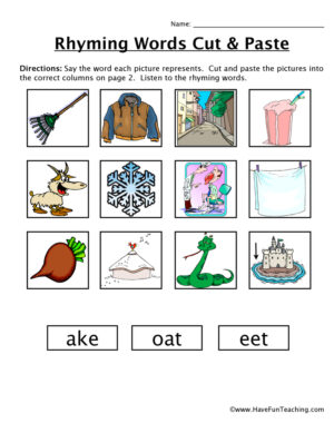 Rhyming Words -ake