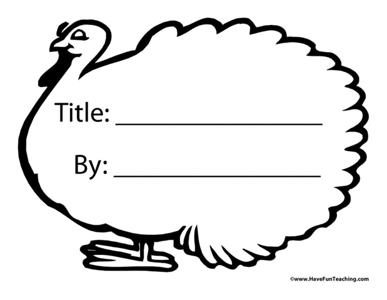 Thanksgiving Shape Writing Booklet