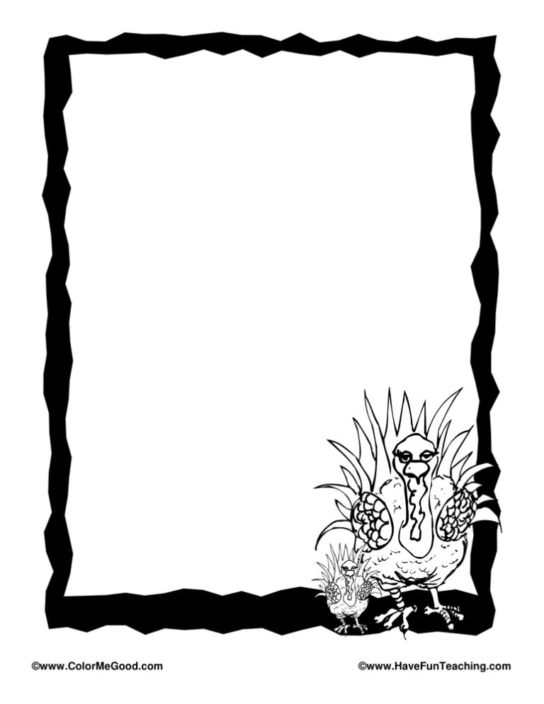 Thanksgiving Turkey Writing Paper
