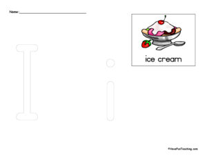 Letter I Tracing Worksheet