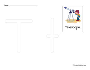 Letter T Tracing Worksheet