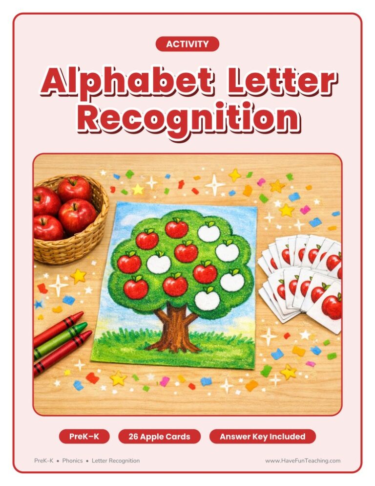 Alphabet Letter Recognition Activity