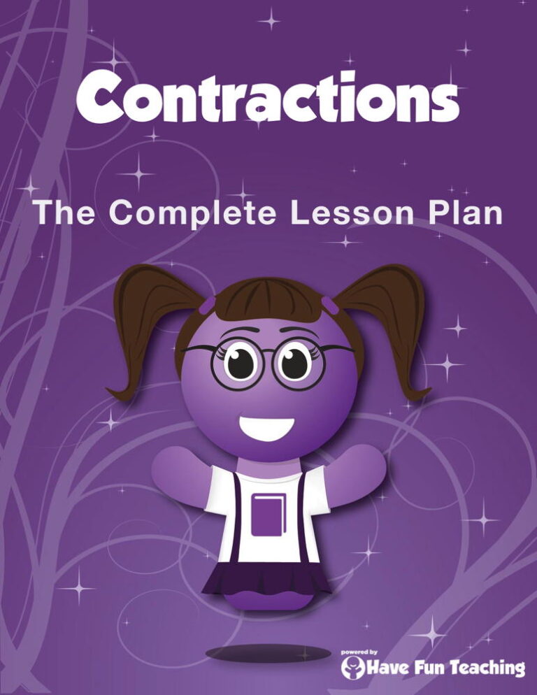 Contractions Lesson Plan
