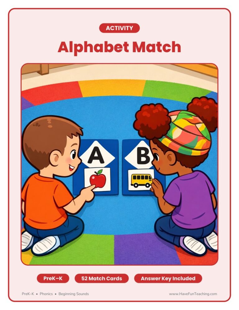 Alphabet Match Activity