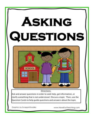Asking Questions Activity