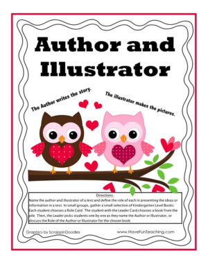 Author and Illustrator Activity