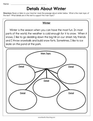 Details about Winter Worksheet
