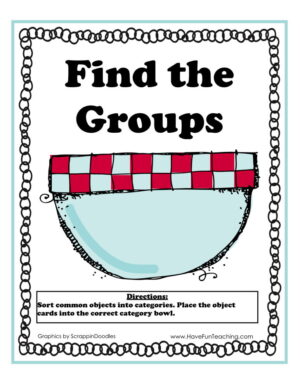 Find the Groups Grouping Activity