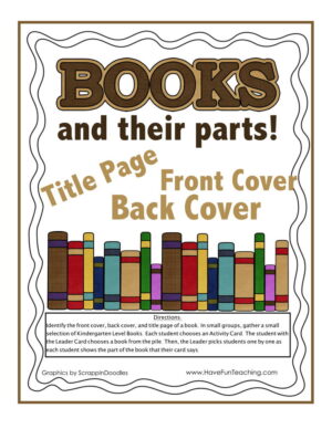 Parts of a Book Activity