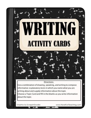 Writing Cards Activity