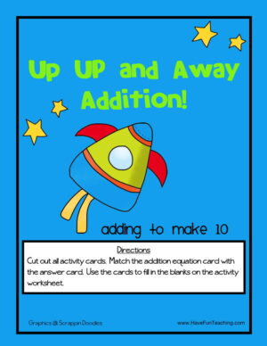 Adding to Make 10 Activity