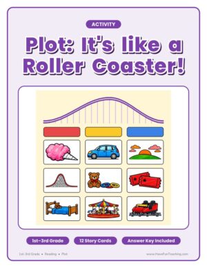 1st-3rd grade beginning middle end plot activity cover