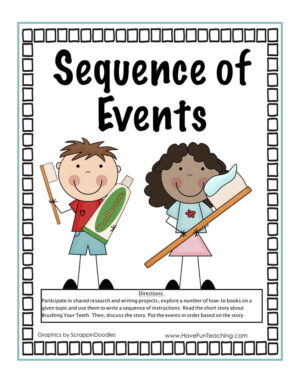 Brushing Your Teeth Sequencing Activity
