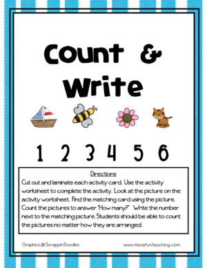 Counting Objects Activity