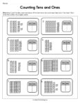Counting Tens and Ones Worksheet - Have Fun Teaching