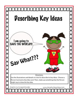 Describing Key Ideas Activity