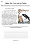 Fables The Crow and The Pitcher Worksheet - Have Fun Teaching