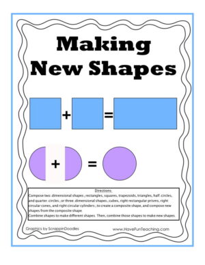 Making New Shapes Activity