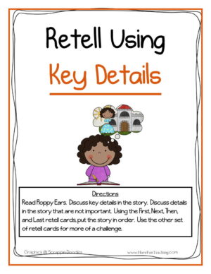 Retelling Using Key Details Activity