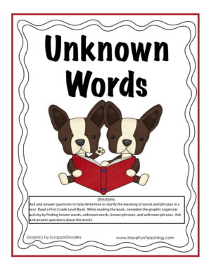 Unknown Words and Phrases Activity
