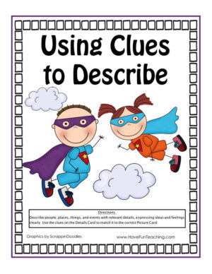 Using Clues to Describe Activity