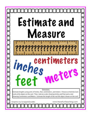 Estimate and Measure Activity
