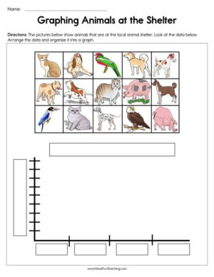 Graphing Animals at the Shelter Worksheet