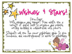 Wishes and Stars Peer Publishing Activity