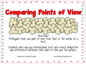 Comparing Points of View Activity