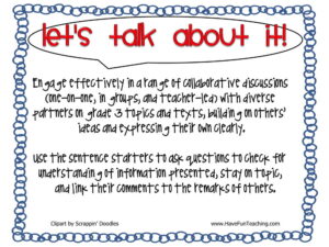 Let's Talk About It Activity