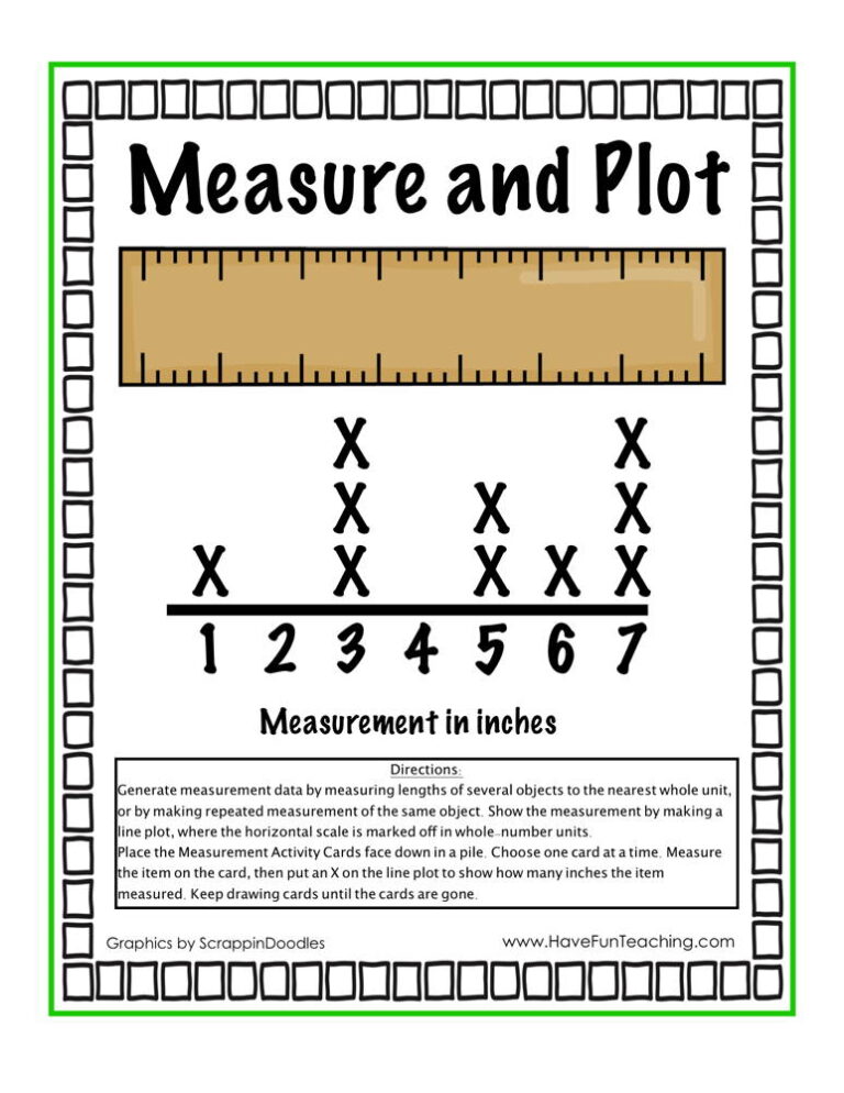 Measure and Plot Data Activity - Have Fun Teaching