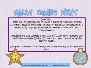 What Comes Next Sequencing Activity
